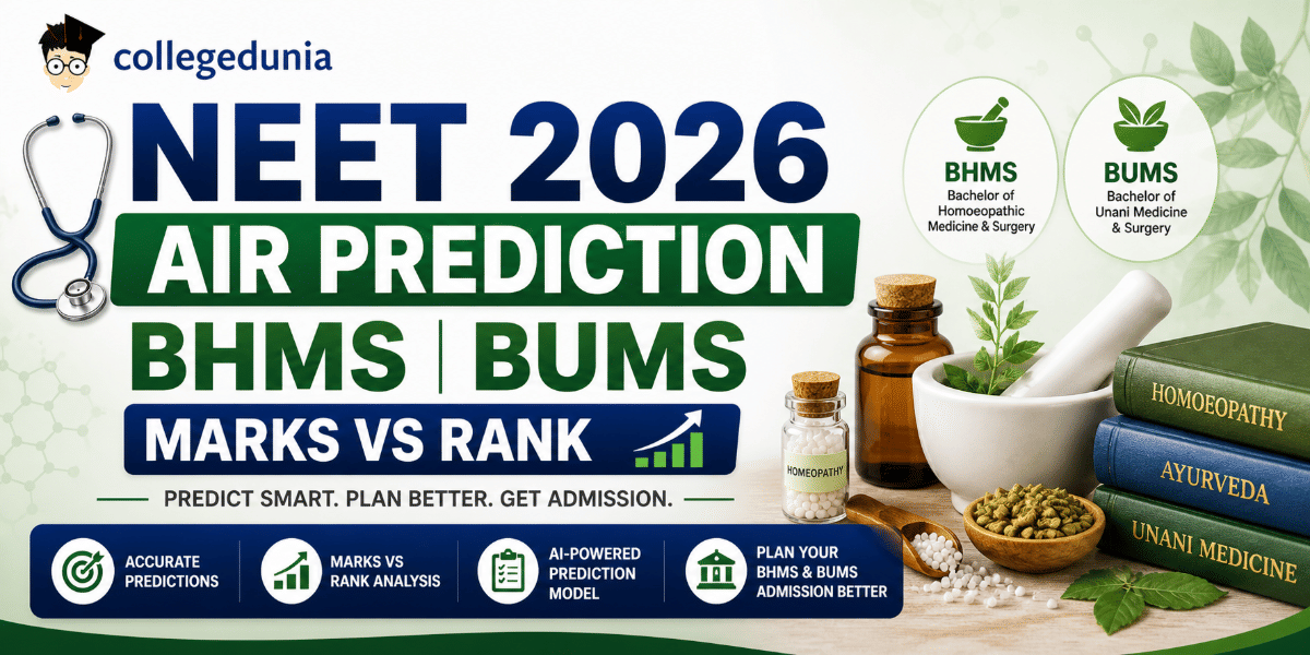 NEET 2026 AIR Prediction BHMS BUMS