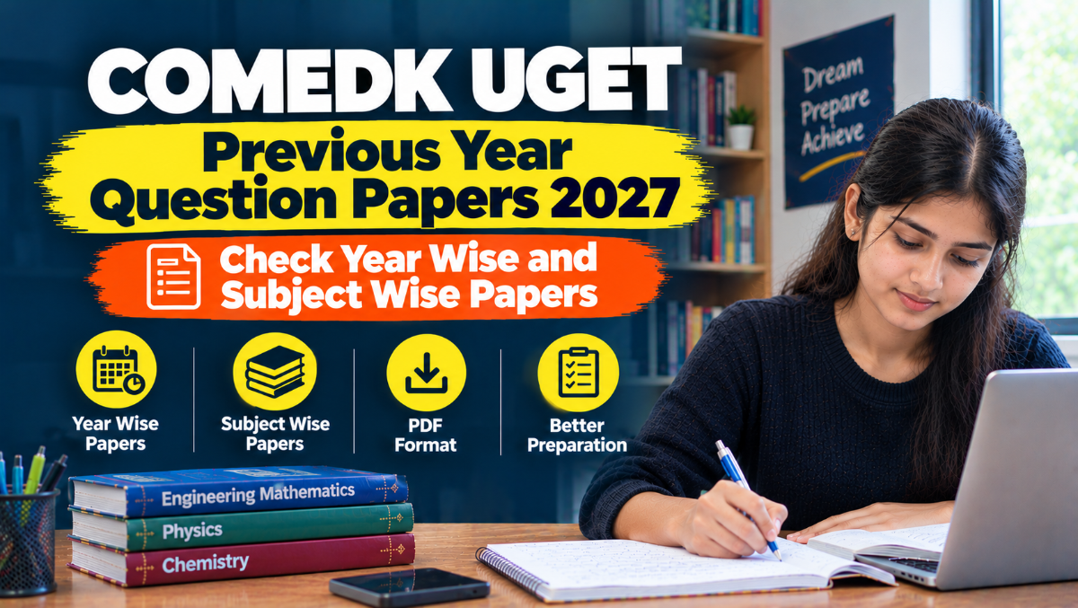 COMEDK UGET Previous Year Question Papers 2027