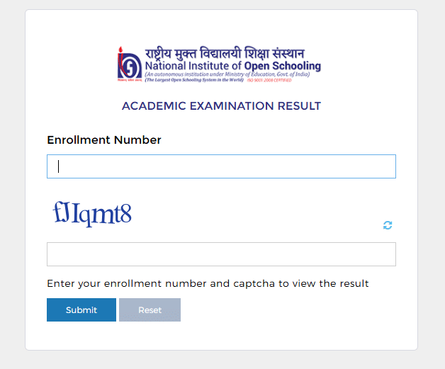 What is NIOS Class 12 Result 2026