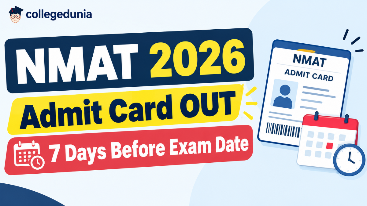 NMAT 2026 Admit Card OUT 7 Days Before Exam Date