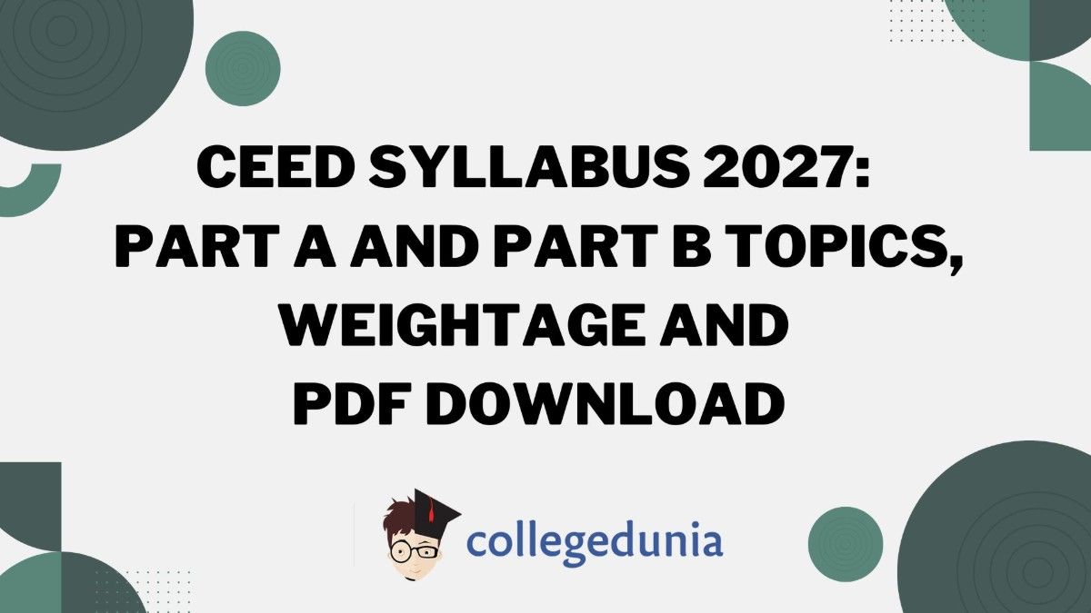 CEED Syllabus 2027