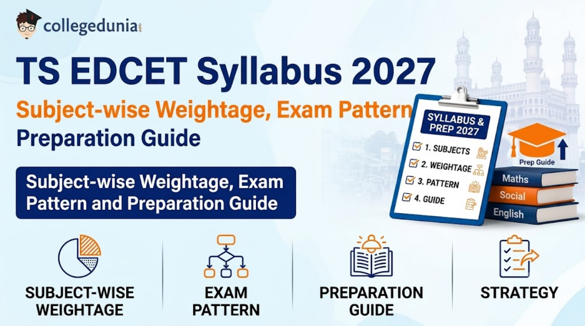 TS EDCET Syllabus 2027: Subject-wise Weightage, Exam Pattern and Preparation Guide