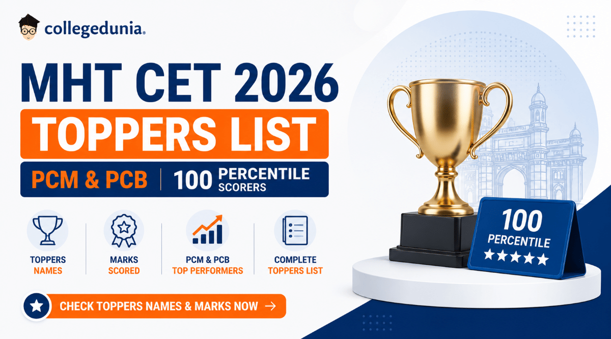 MHT CET 2026 Toppers List