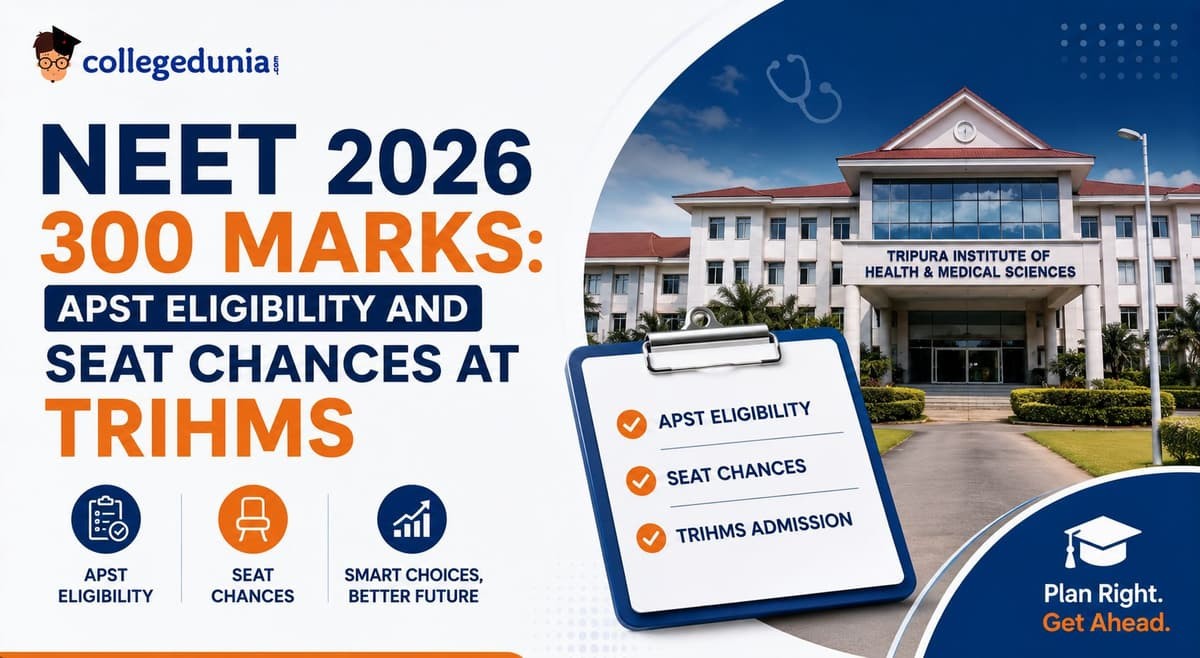 NEET 2026 300 Marks APST Eligibility and Seat Chances at TRIHMS