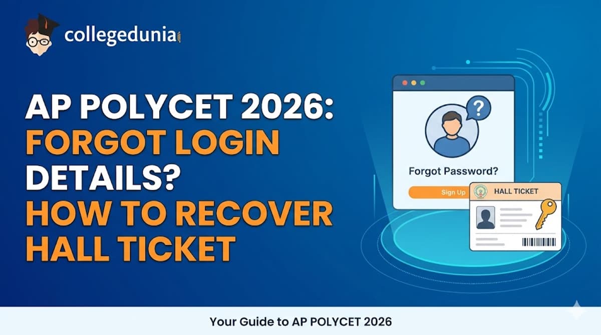How to Recover AP POLYCET 2026 Hall Ticket