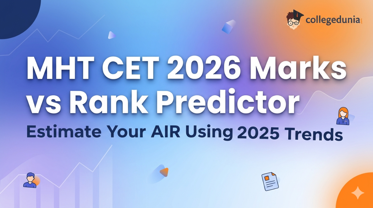 MHT CET 2026 Marks vs Rank Predictor