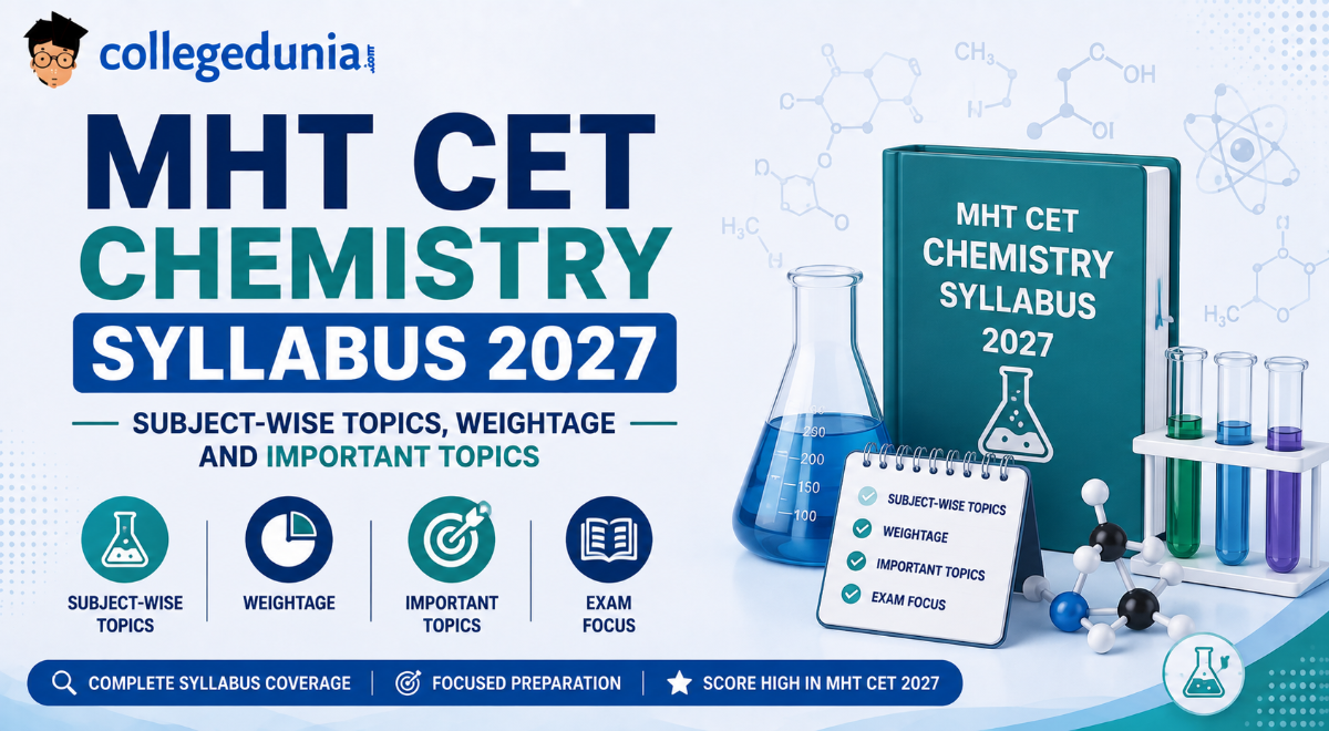 MHT CET Chemistry Syllabus 2027