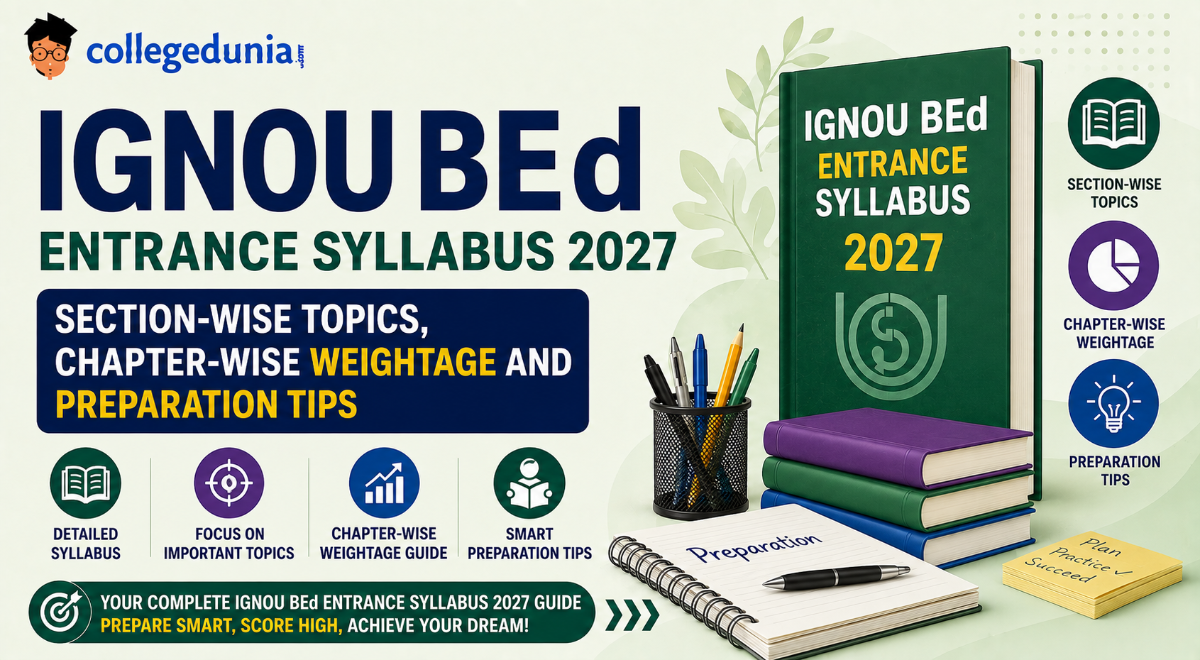 IGNOU BEd Entrance Syllabus 2027
