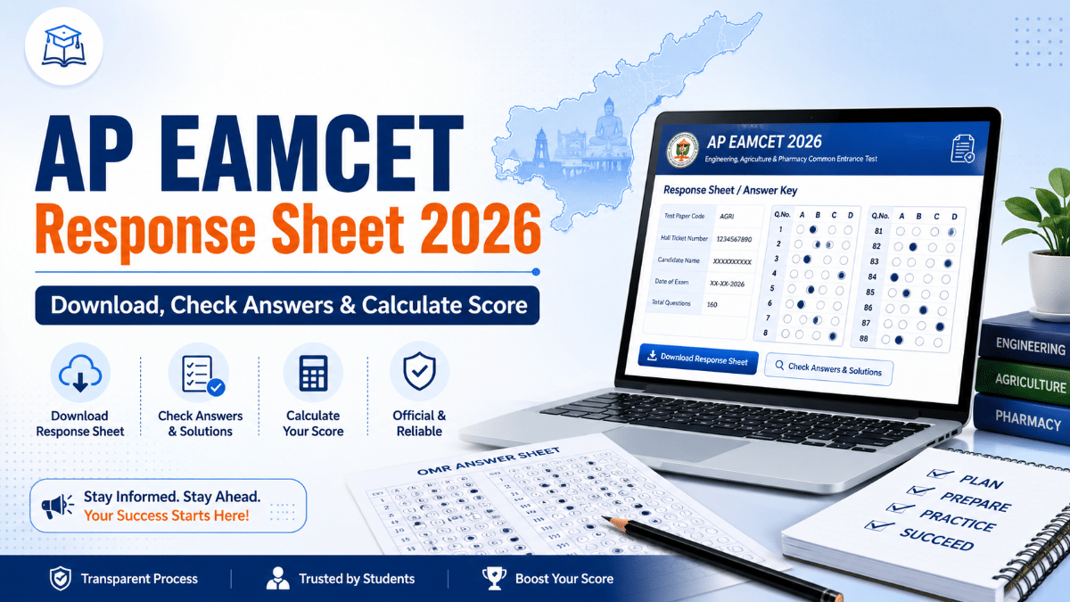 AP EAMCET Response Sheet 2026: Download Response Sheet, Answer Key & How to Calculate Marks