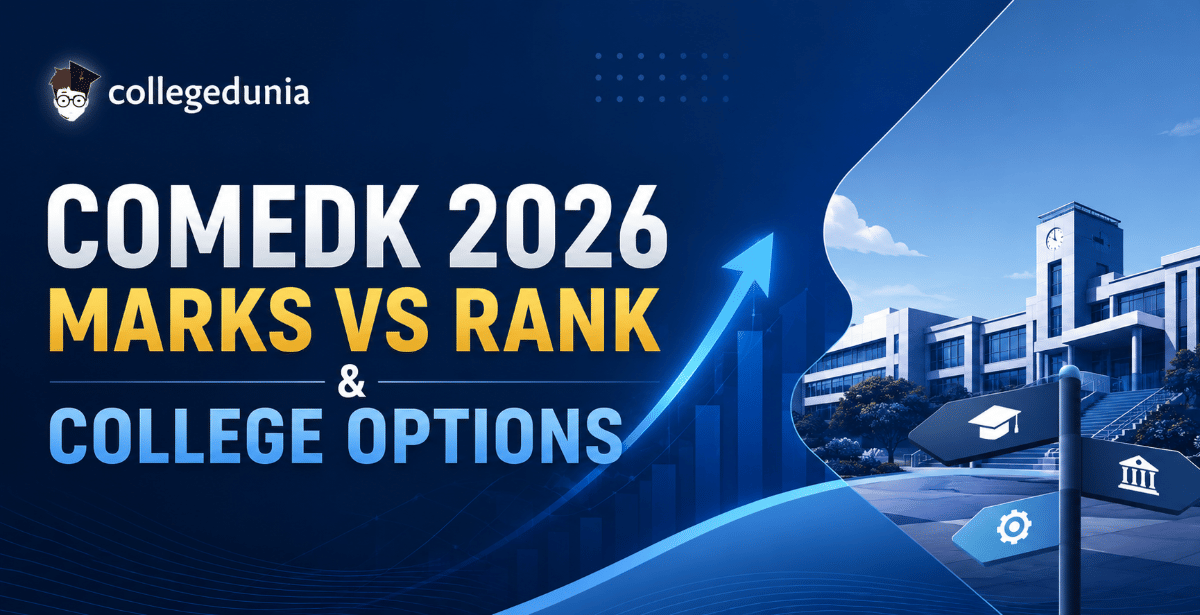 COMEDK 2026 Marks Vs Rank and College Options