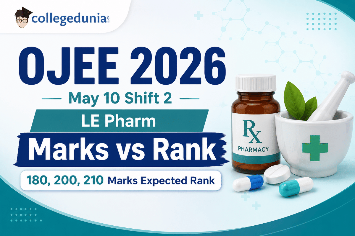 OJEE 2026 May 10 Shift 2 LE Pharm Marks vs Rank