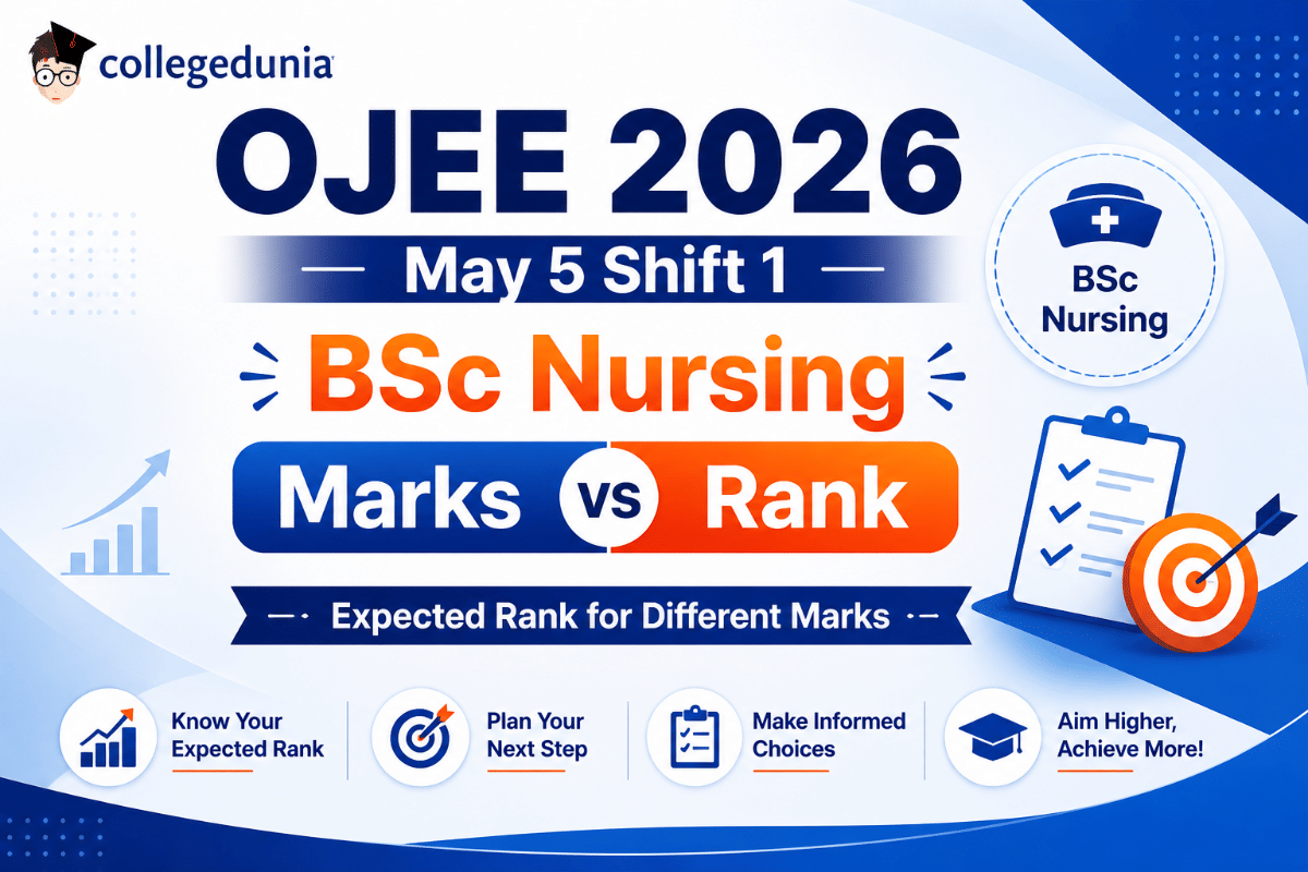 OJEE 2026 May 5 Shift 1 BSc Nursing Marks vs Rank