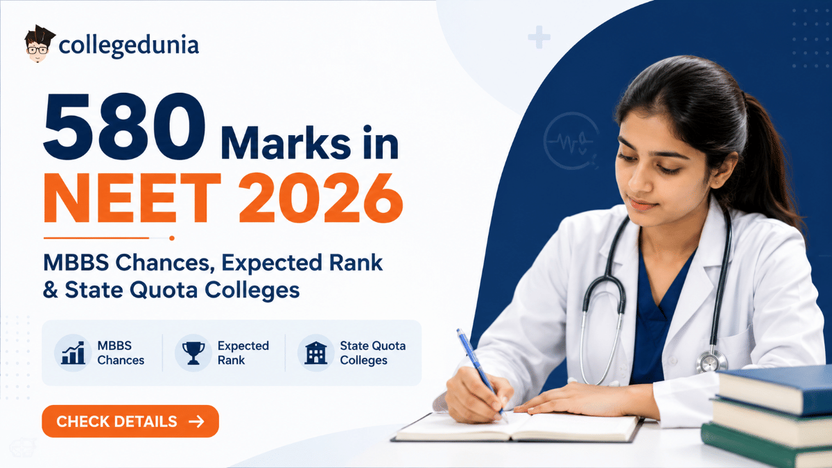 580 Marks in NEET 2026