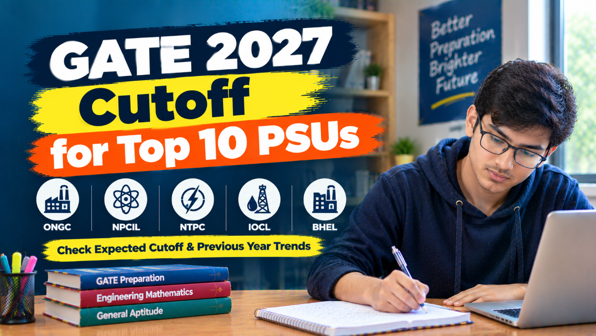 GATE 2027 Cutoff for Top 10 PSUs