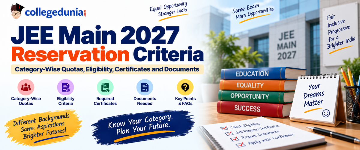 JEE Main Reservation Criteria 2027