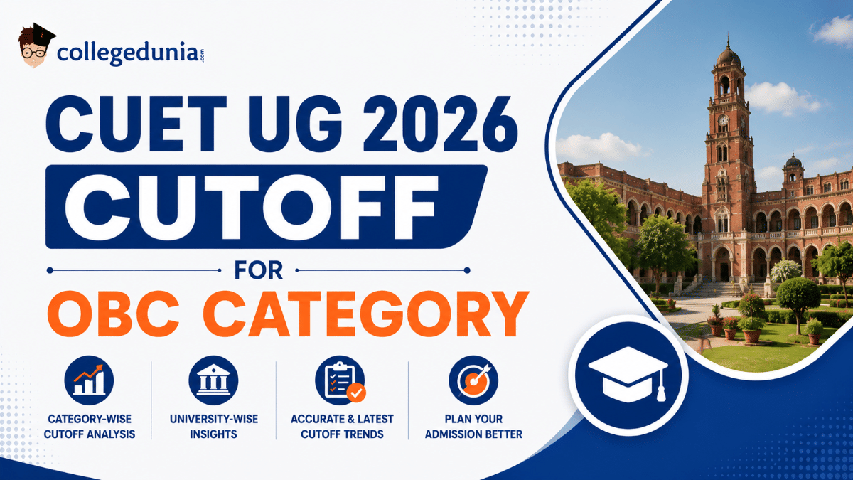 CUET UG 2026 Cutoff For OBC Category
