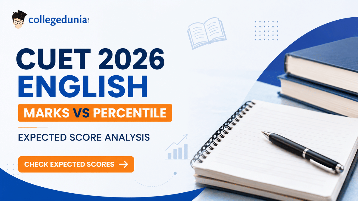 CUET 2026 English Marks vs Percentile