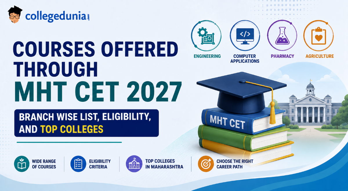 Courses Offered Through MHT CET 2027