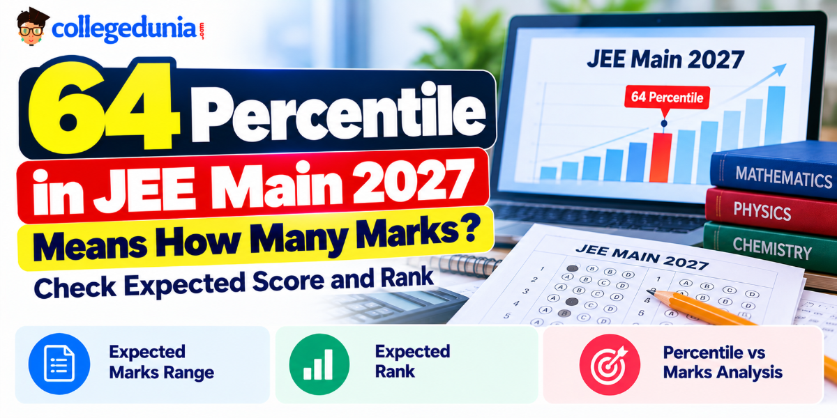 64 Percentile in JEE Main 2027 Means How Many Marks