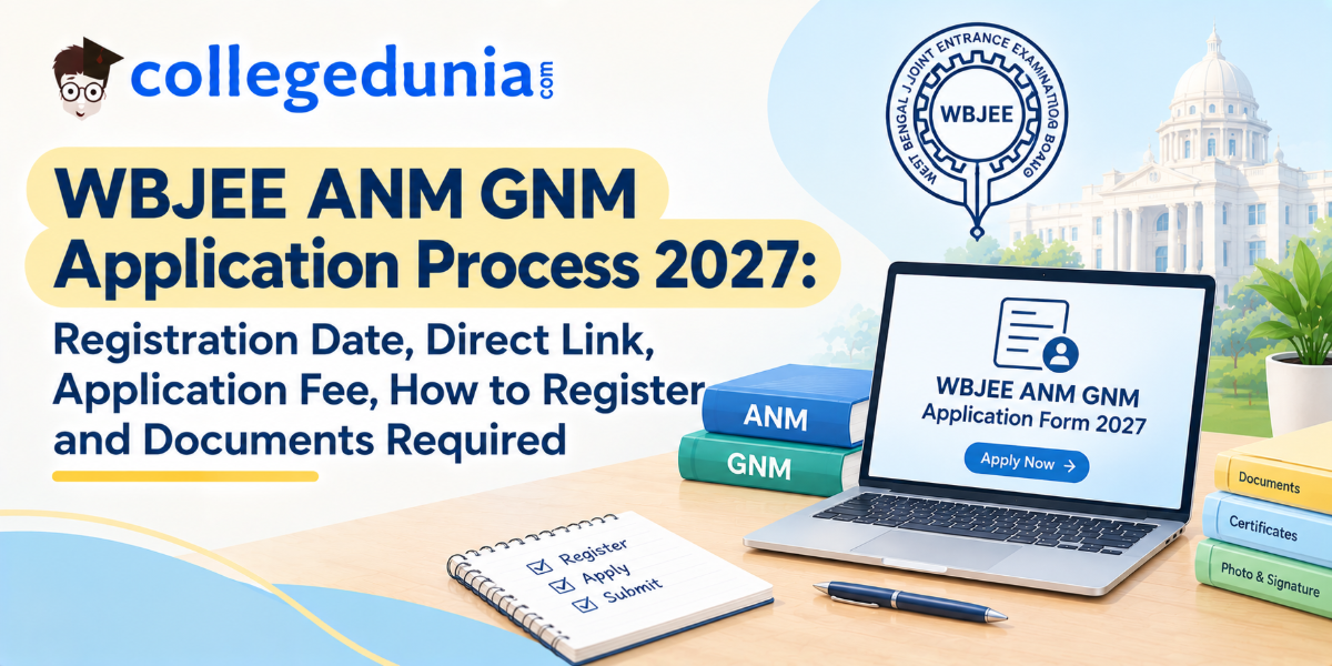 WBJEE ANM GNM Application Process 2027
