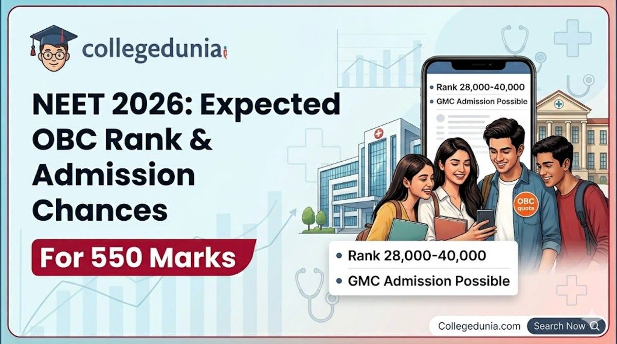 Expected NEET 2026 Rank for OBC category with 550 mark