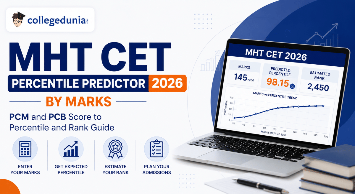 MHT CET Percentile Predictor 2026 by Marks