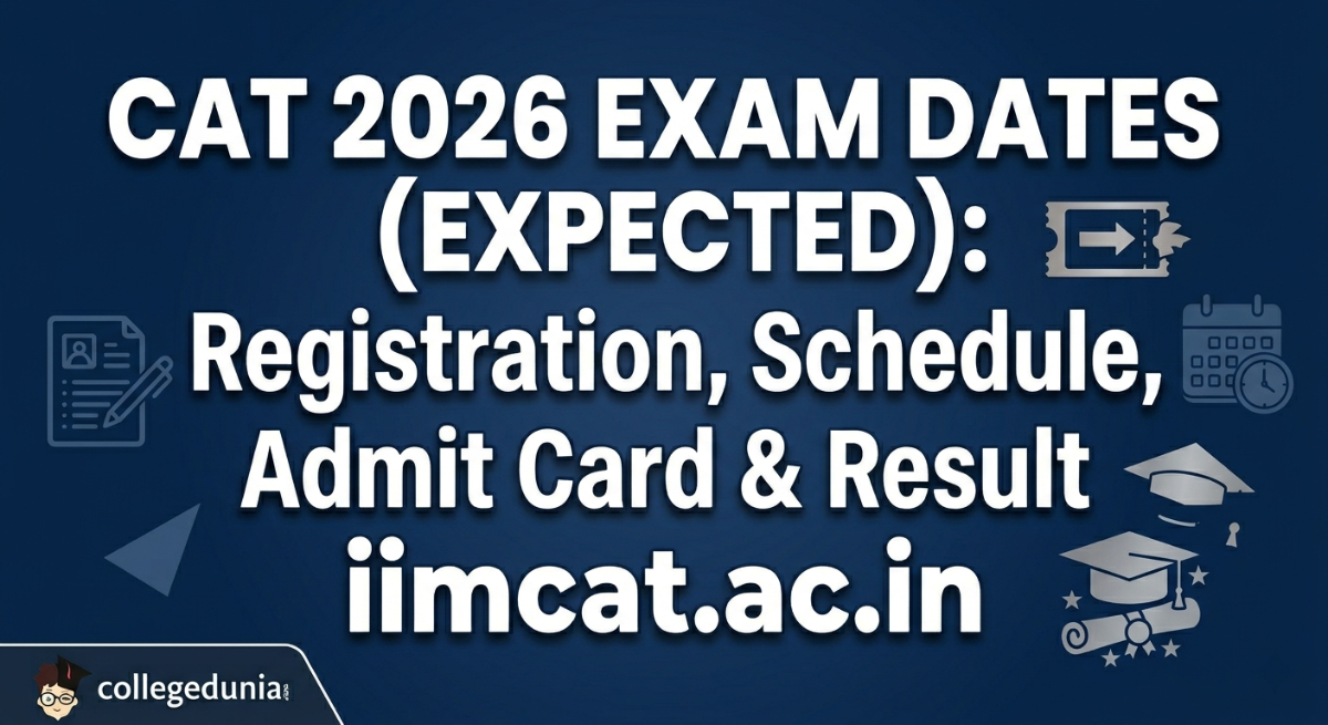 CAT 2026 Exam Dates 