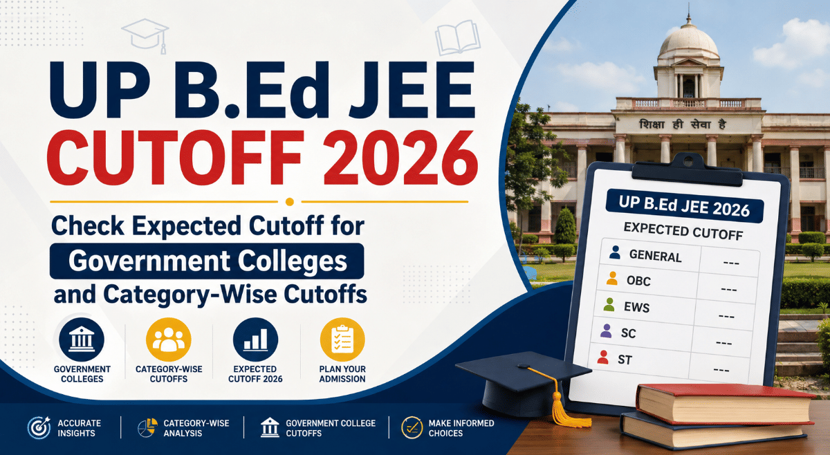 UP B.Ed JEE Cutoff 2026