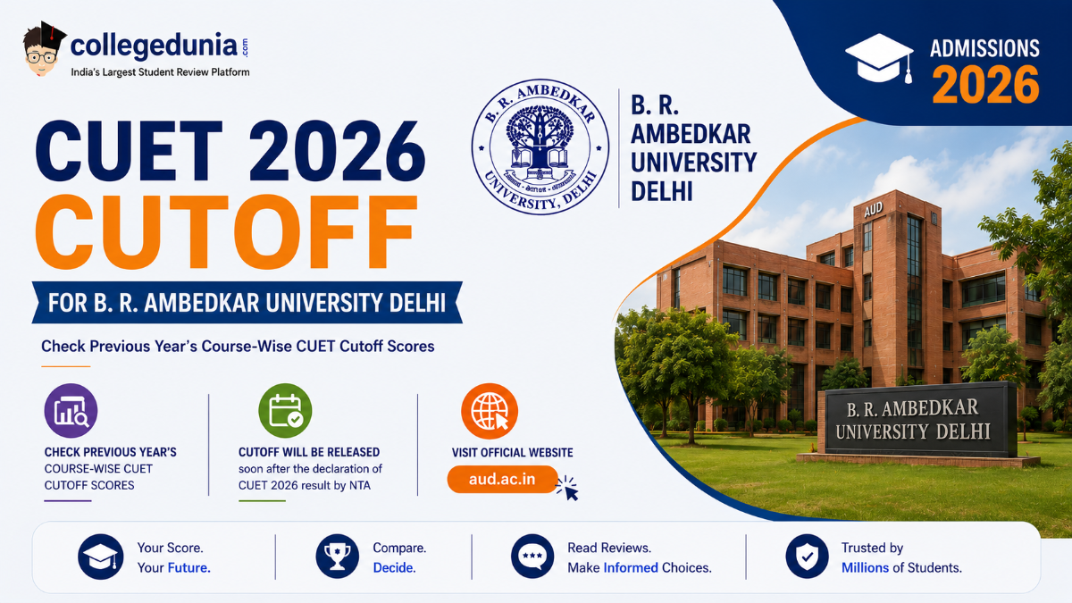 CUET 2026 Cutoff for B. R. Ambedkar University Delhi