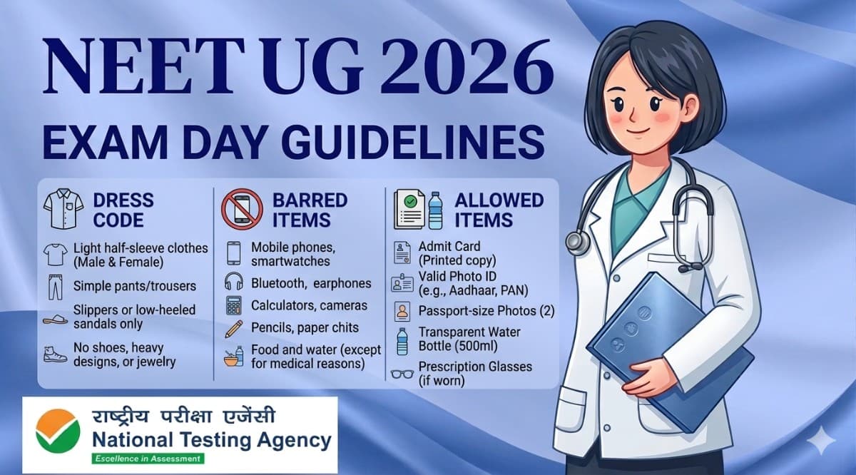 NEET 2026 Exam Day Guidelines