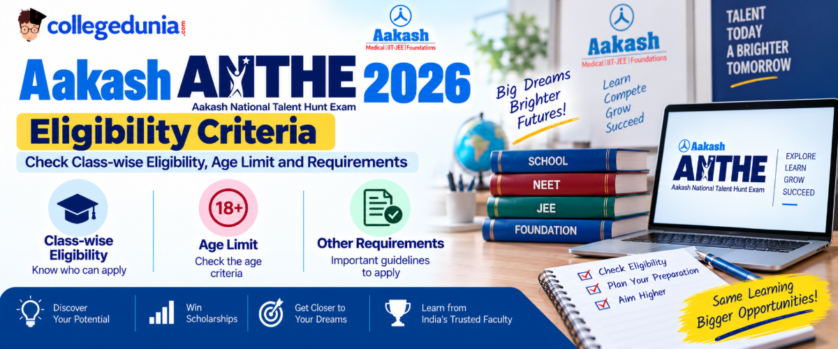 Aakash ANTHE 2026 Eligibility Criteria