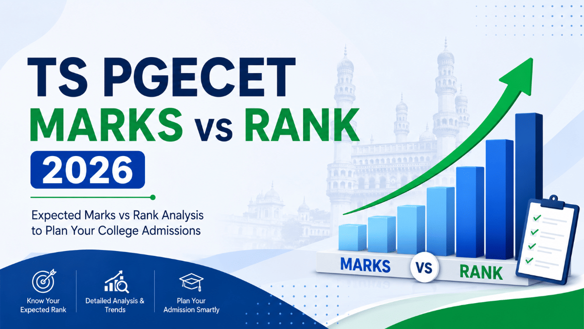 TS PGECET Marks vs Rank 2026