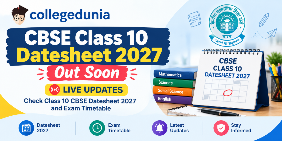 CBSE Class 10 Datesheet 2027 Out Soon Live Updates
