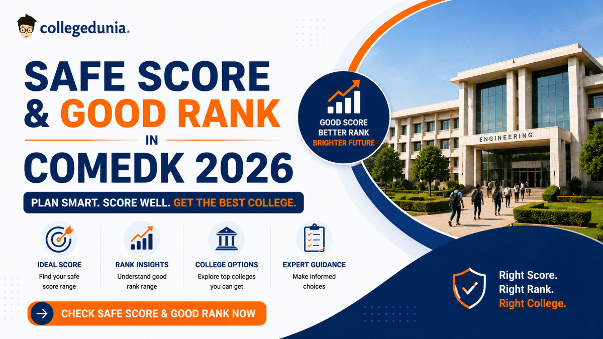 Safe Score & Good Rank in COMEDK 2026