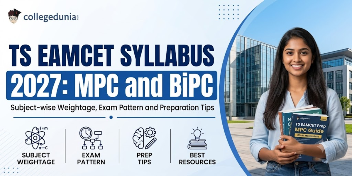 TS EAMCET Syllabus 2027: MPC and BiPC Subject-wise Weightage, Exam Pattern and Preparation Tips