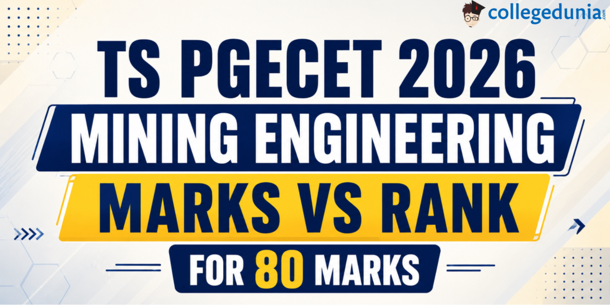 TS PGECET 2026 Mining Engineering Marks vs Rank for 80 Marks