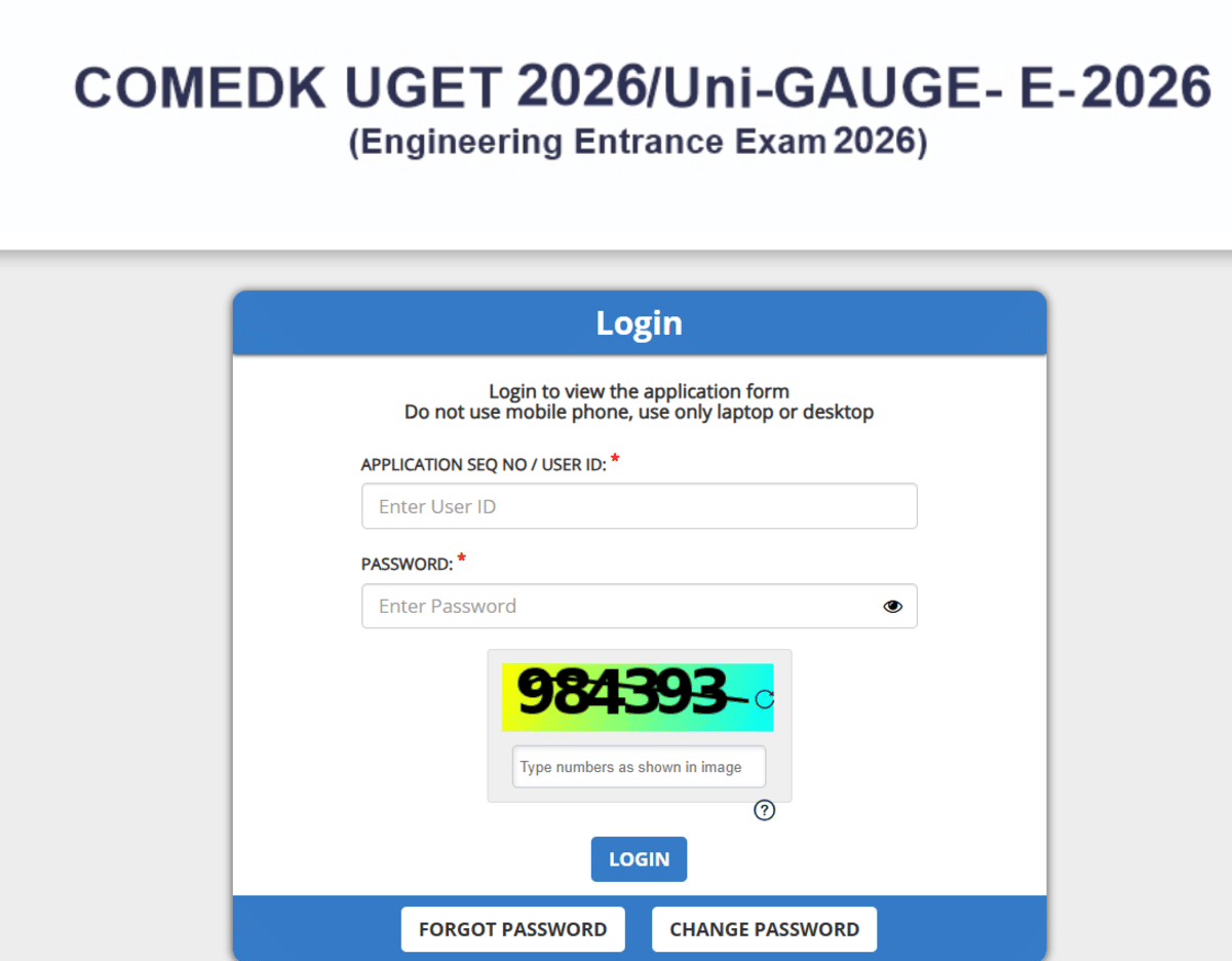 COMEDK UGET Admit Card 2026: Download Link, How to Download & Common Errors