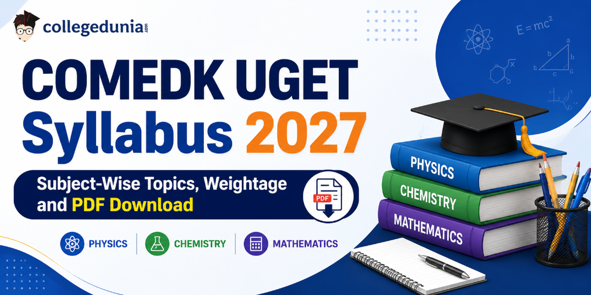 COMEDK UGET Syllabus 2027
