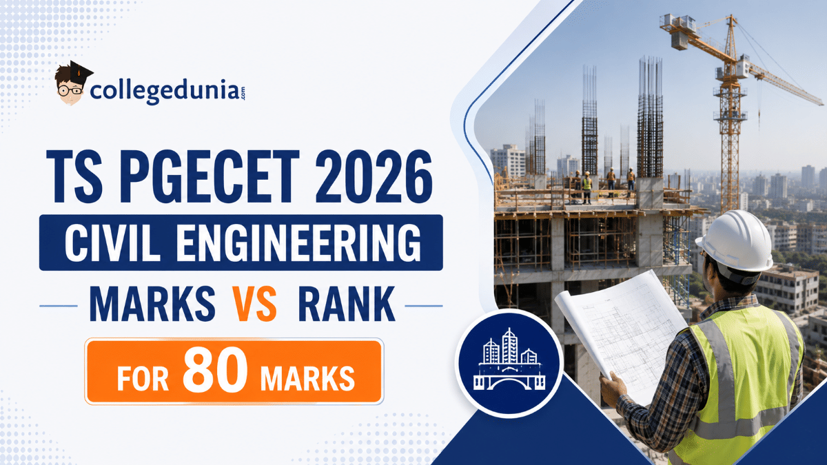TS PGECET 2026 Civil Engineering Marks vs Rank for 80 marks