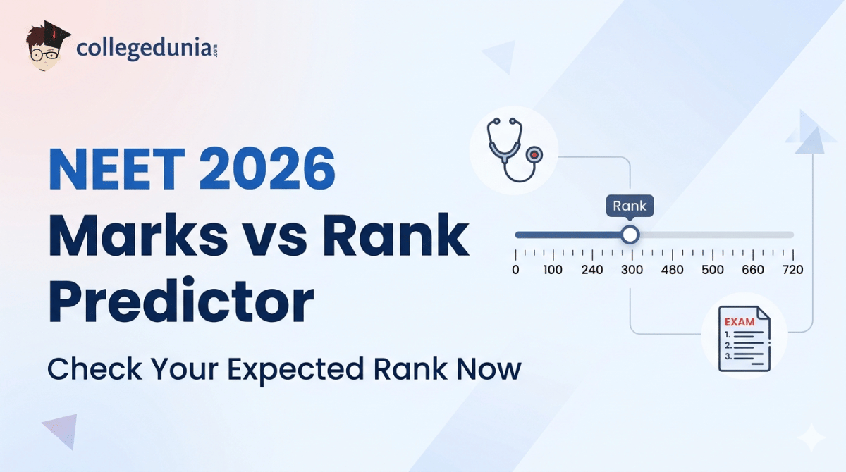 NEET 2026 Marks vs Rank Predictor