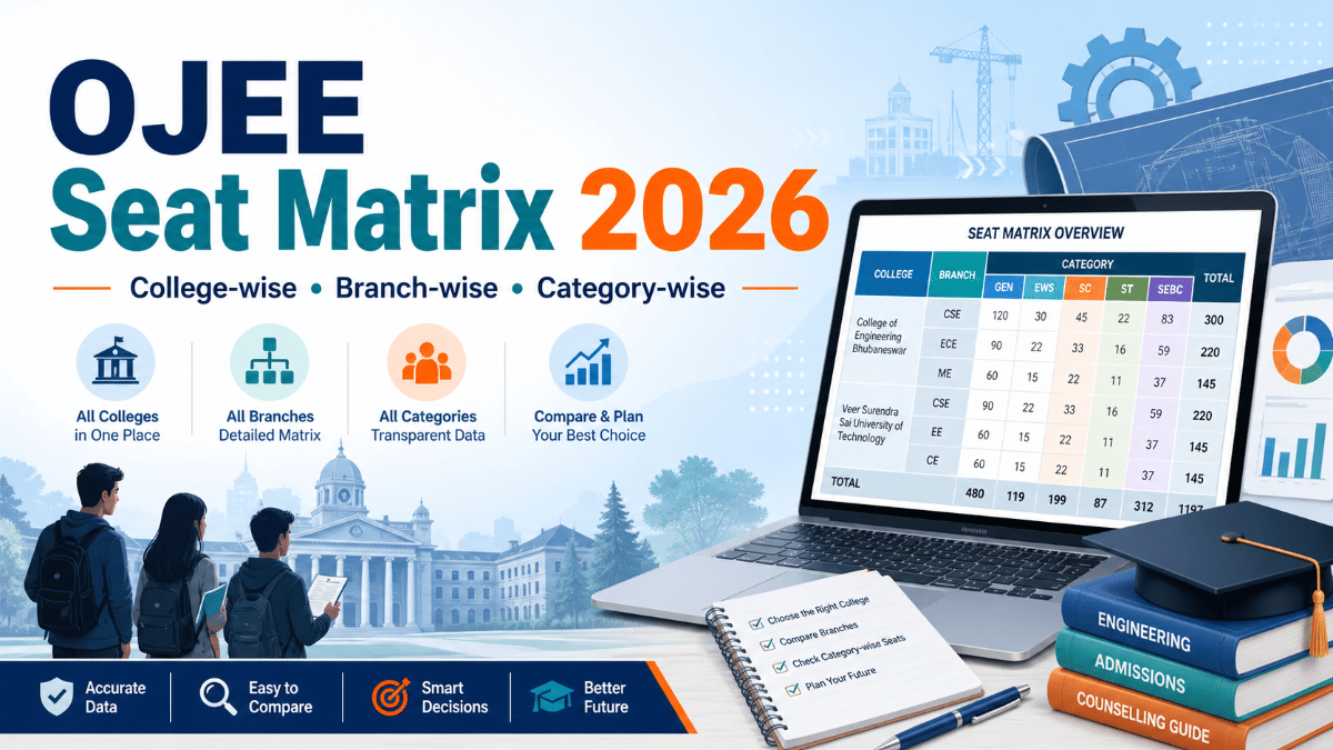 OJEE Seat Matrix 2026