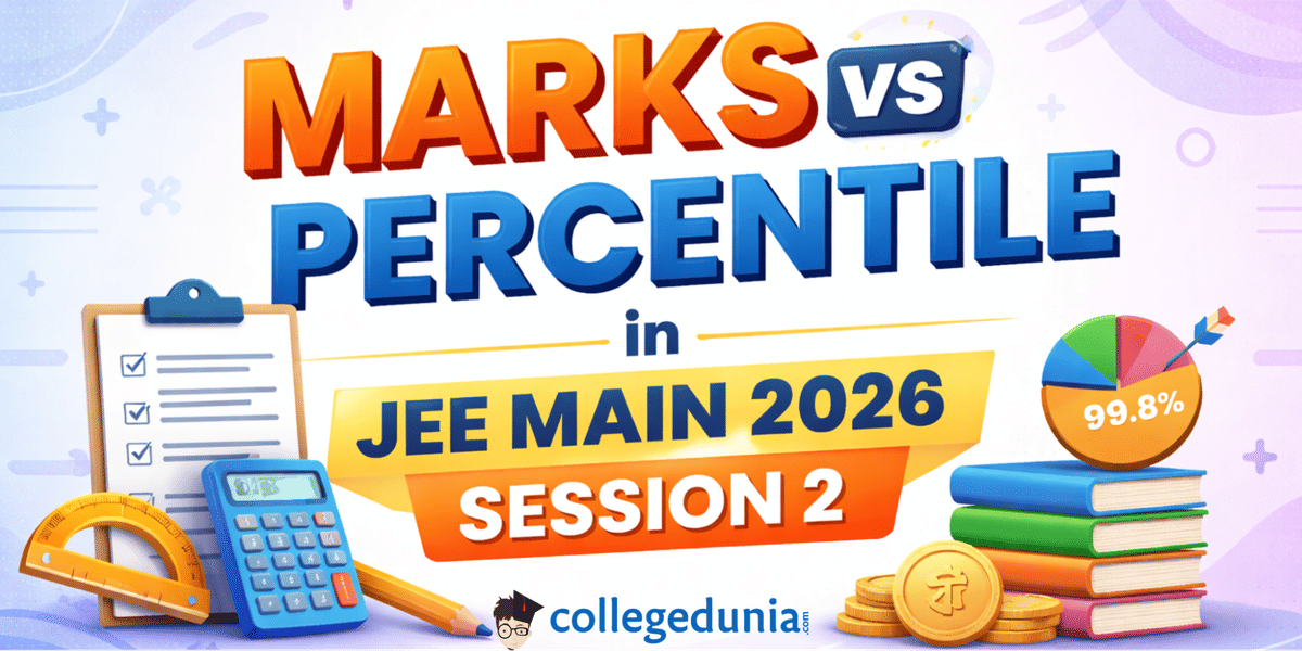 Marks vs Percentile in JEE Main 2026 Session 2