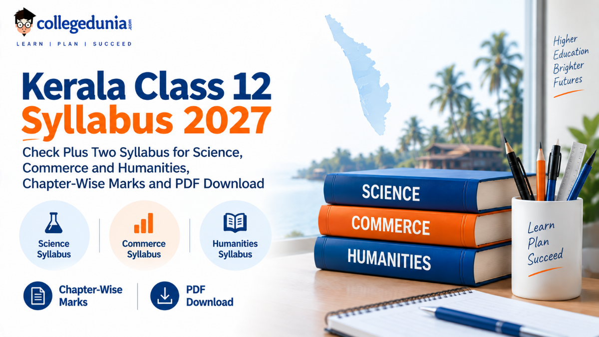 Kerala Class 12 Syllabus 2027: Plus Two Syllabus for Science, Commerce and Humanities, Chapter-Wise Marks and PDF Download