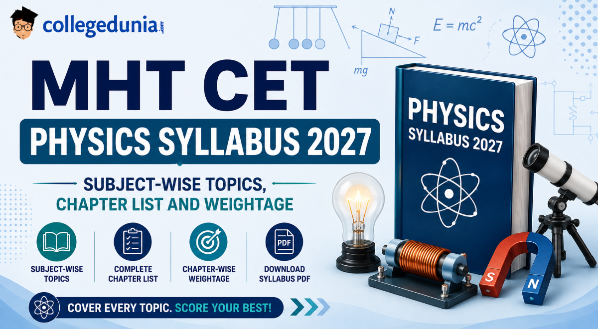 MHT CET Physics Syllabus 2027