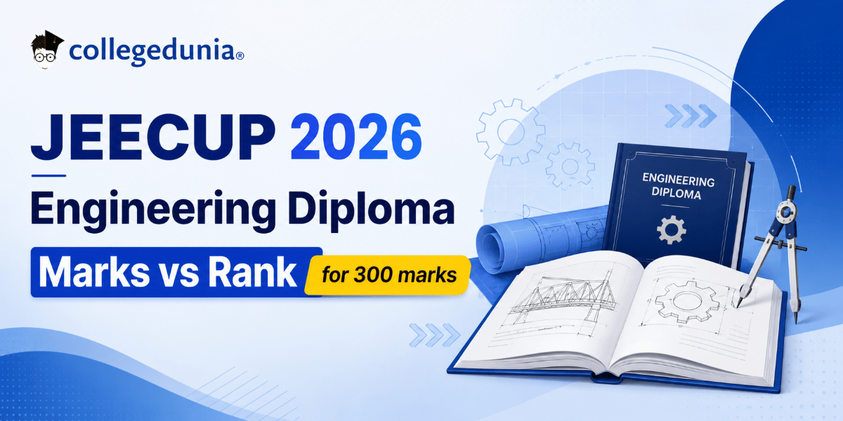JEECUP 2026 Engineering Diploma Marks vs Rank for 300 marks