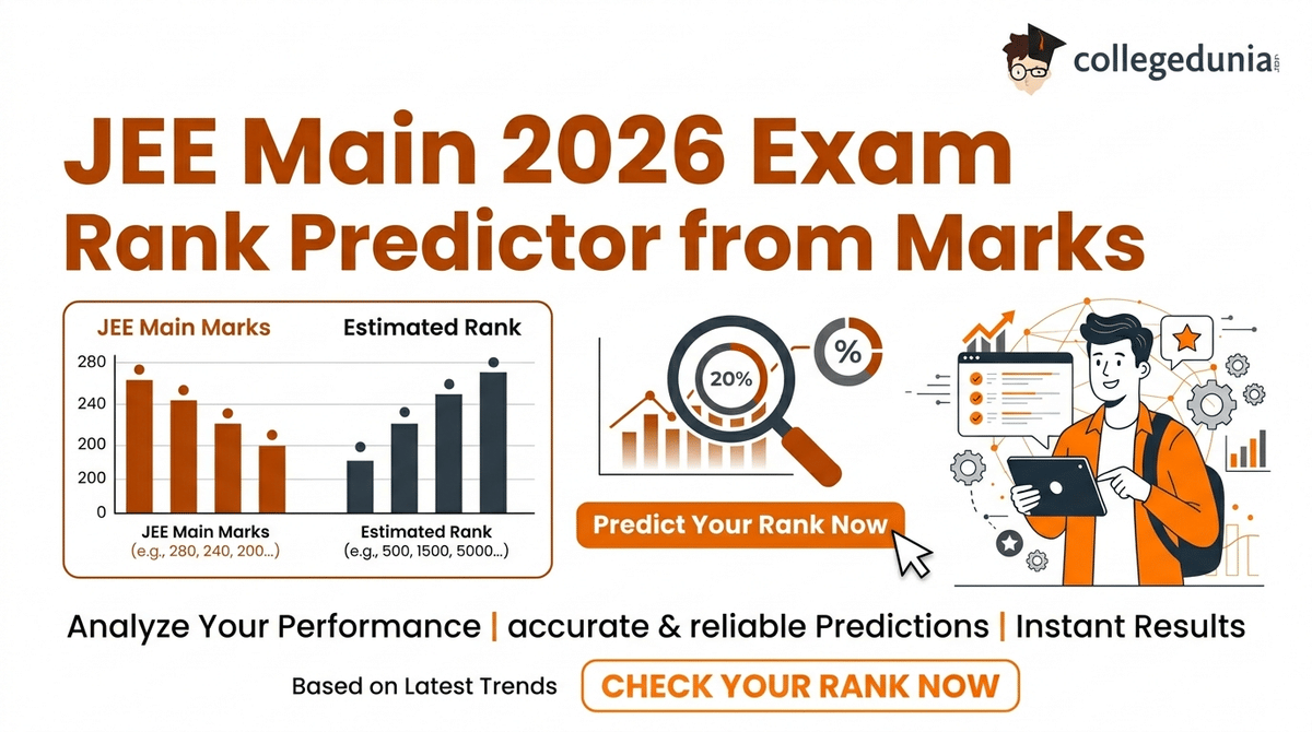JEE Main 2026 Exam Rank Predictor from Marks
