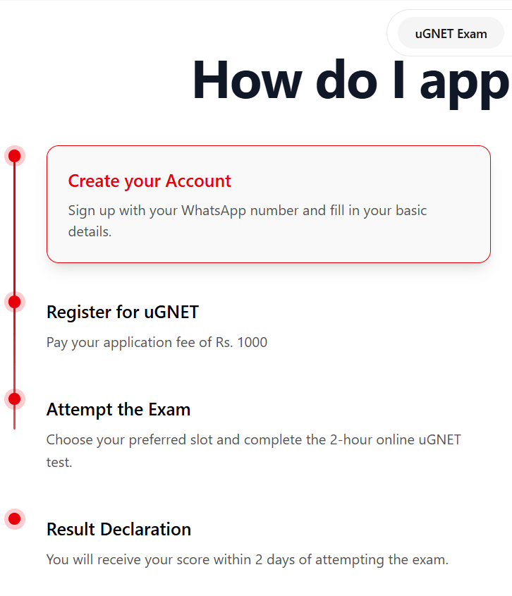 How to Apply for uGNET 2026?
