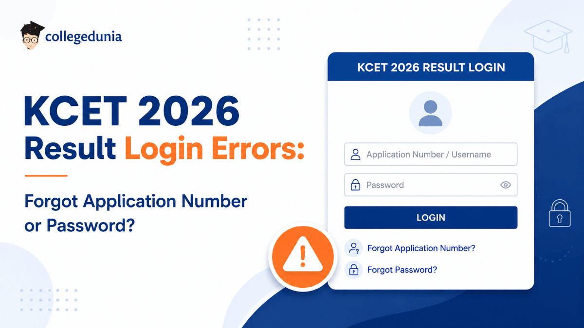 KCET 2026 Result Login Errors