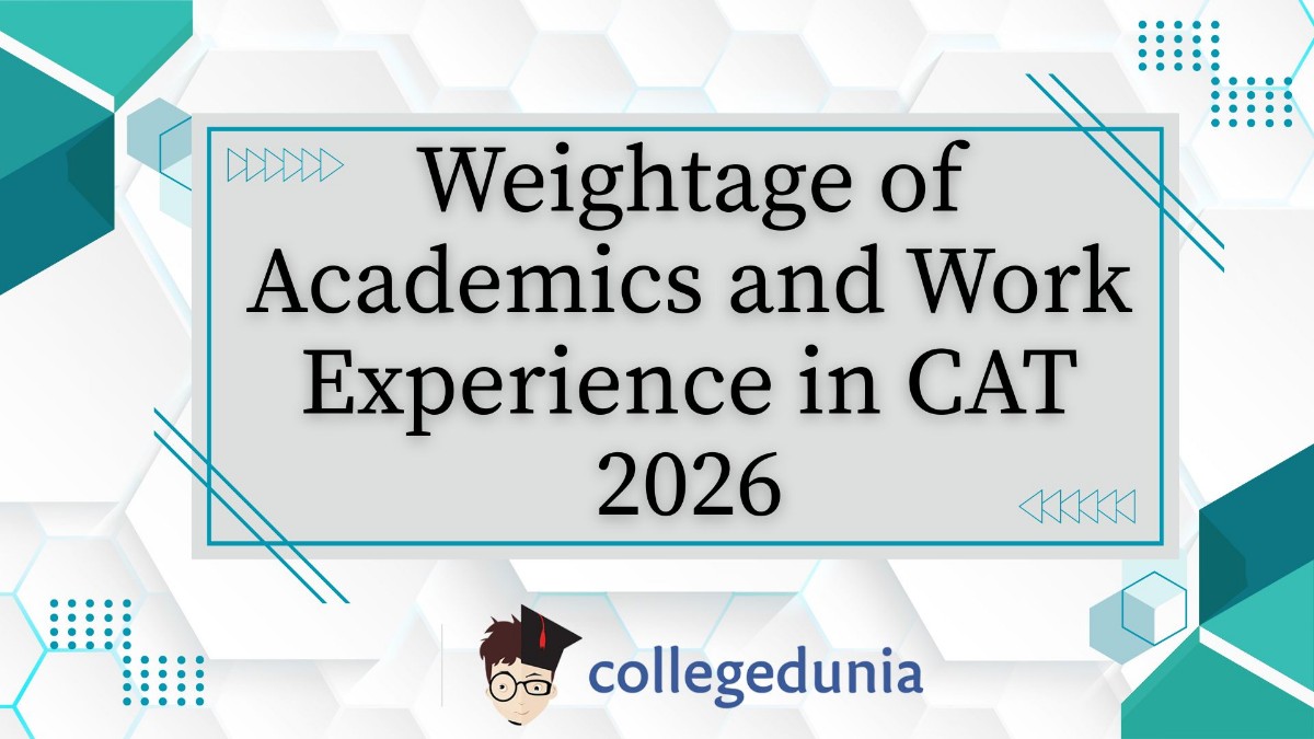 Weightage of Academics and Work Experience in CAT 2026