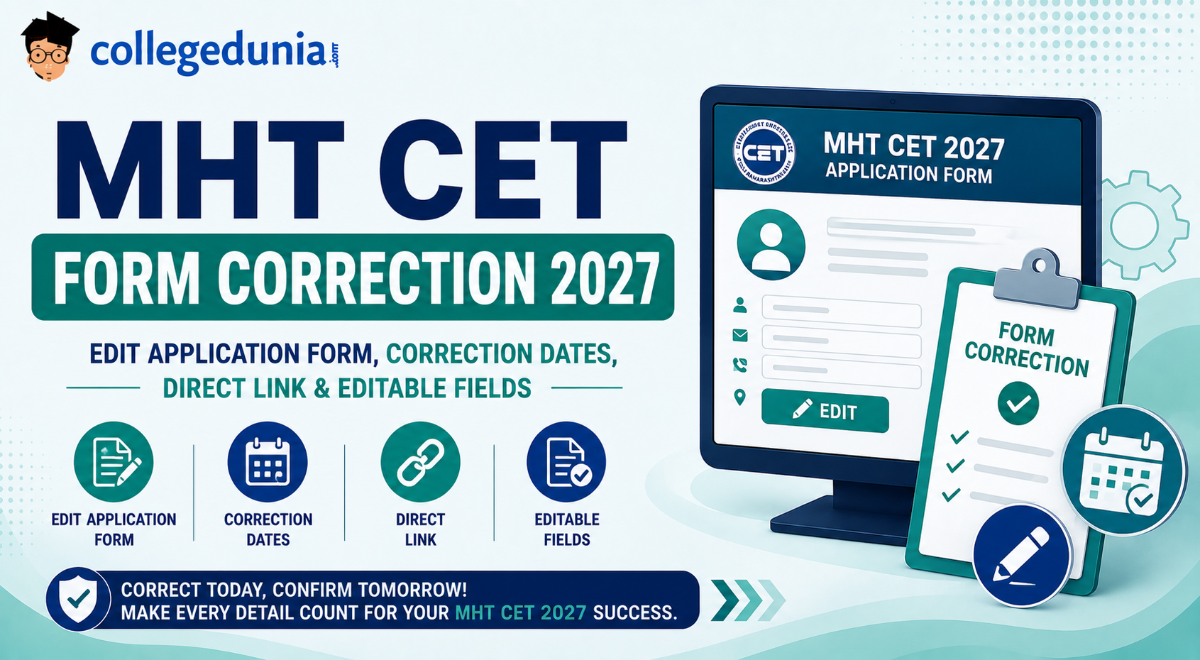 MHT CET Form Correction 2027